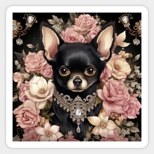 Black Chihuahua Sticker